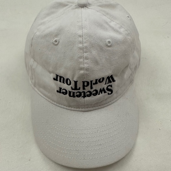 Sweetener World Tour White Baseball Hat - Picture 1 of 4